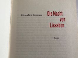 Remarque: Die Nacht von Lissabon, guter Zustand