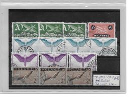 FP 1933 - 1937 geriff. gest. Restlot Kat: CHF 256.-