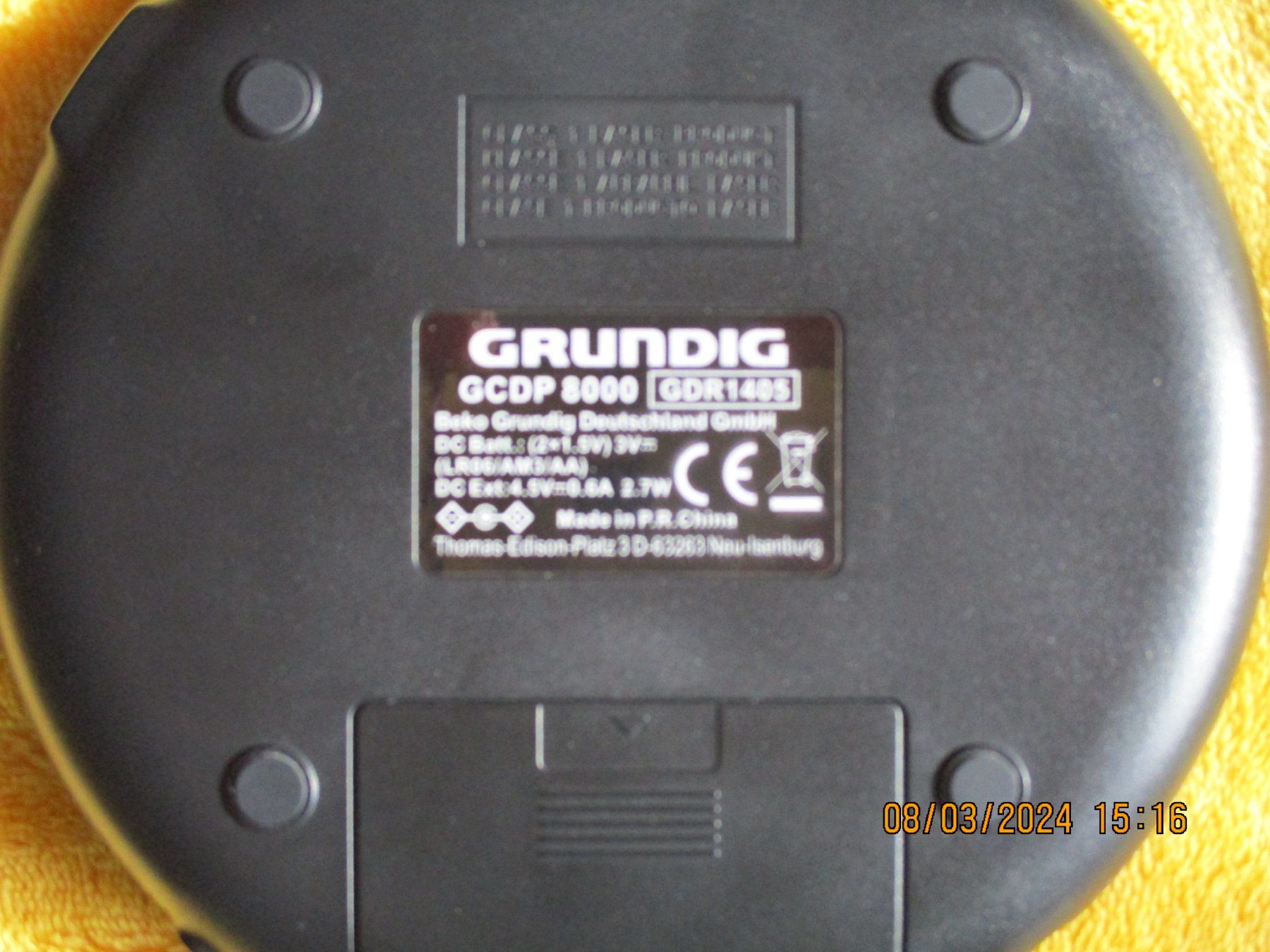 Grundig Lettore multimediale portatile: GRUNDIG DISCMAN – Usato da Safenwil venduto da universum78 1