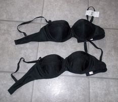 2 BHs, Schwarz, Grösse 85C, Neu