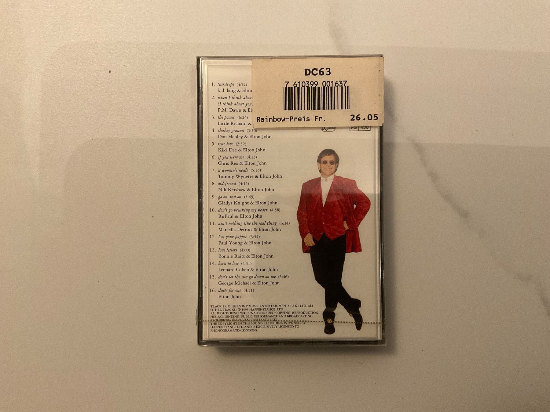 Kompaktkassetten: Elton John - Duets - Cassette DCC (Digital – Neu und originalverpackt aus Renens VD von idr_bqn8 1