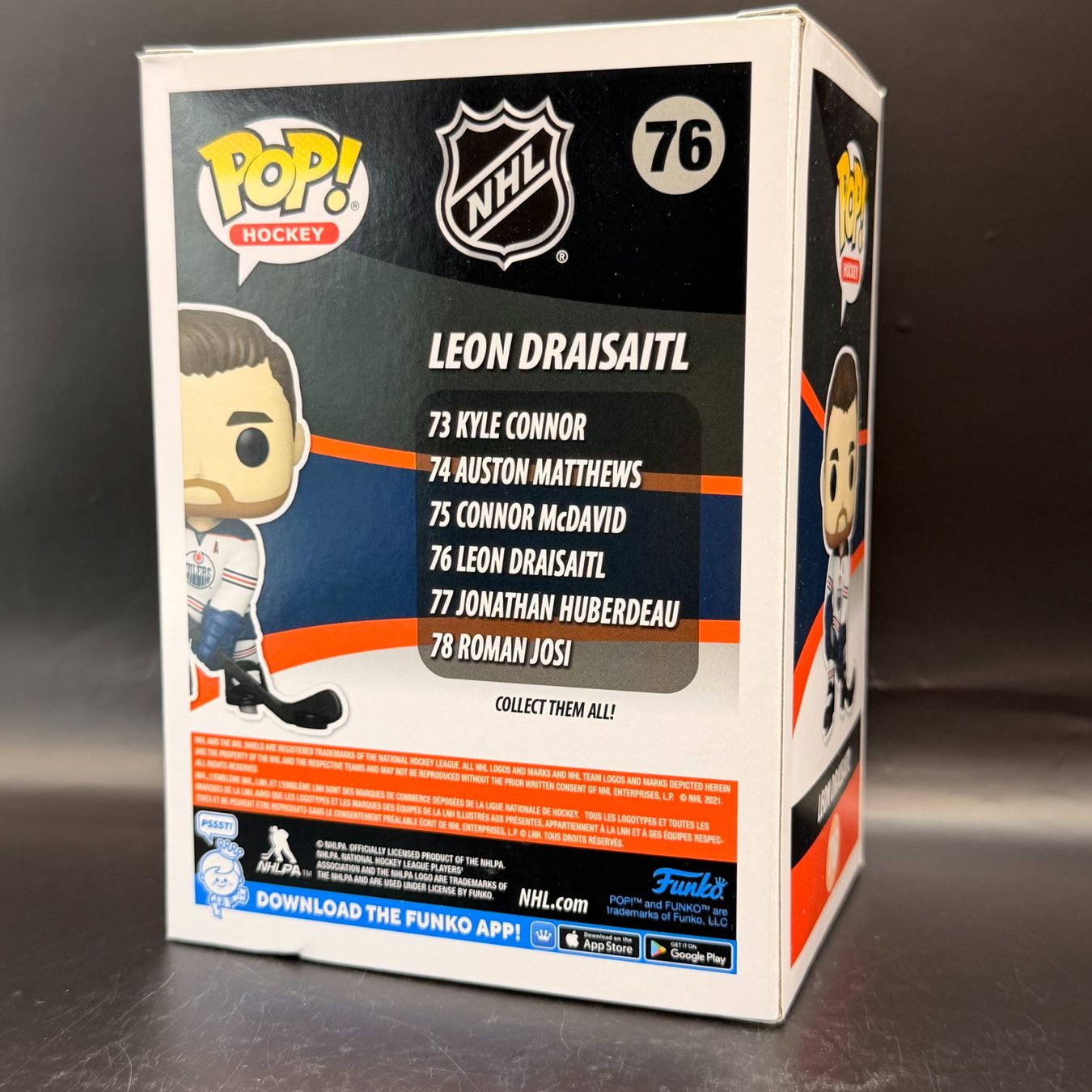 Funko Statuette: Funko Pop! NHL Leon Draisaitl 76 – Usato da Düdingen venduto da Nerdworld 1