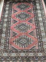 Wunderschöner Orientteppich in Rosa 95x155