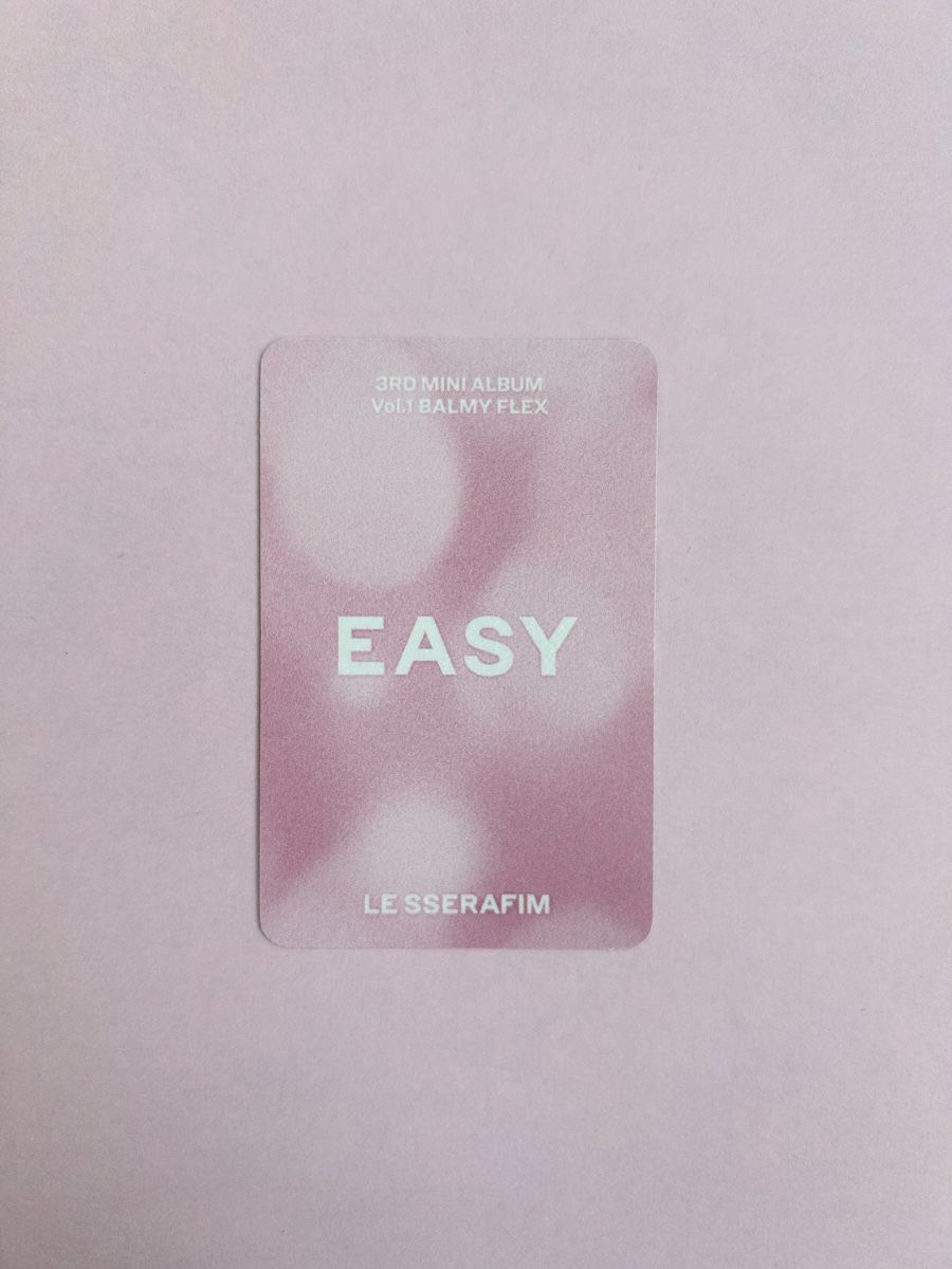 Sammelbilder & Trading cards: LE SSERAFIM EUNCHAE 3rd Mini album Photocard – Gebraucht aus Les Avanchets von ang_qqx6 1