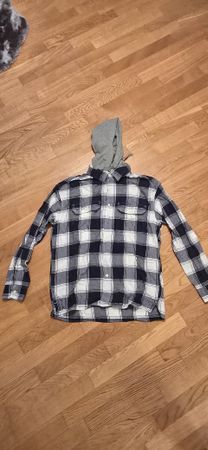 American Eagle Flanellhemd mit Kapuze Gr. M NEU USA Style
