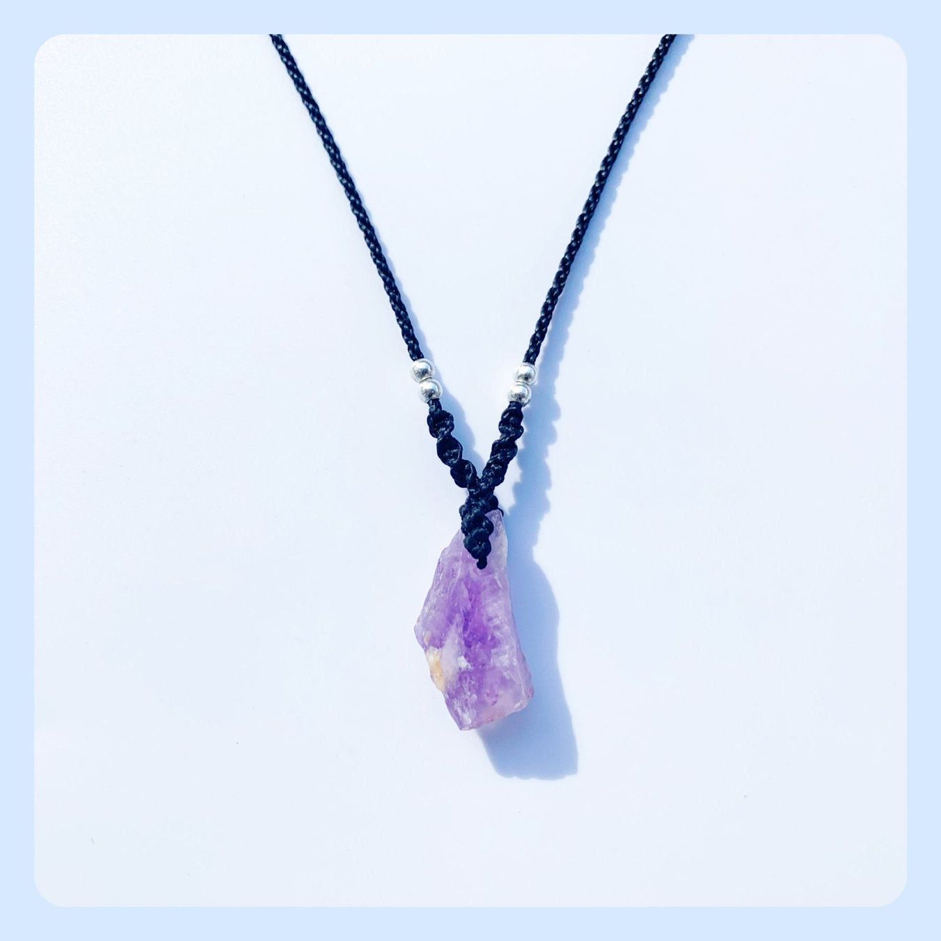 Catenine: Amethyst Steine Kette, Amethyst Kette – Nuovo e nell'imballaggio originale da Zürich venduto da MEVAS-Schmuck