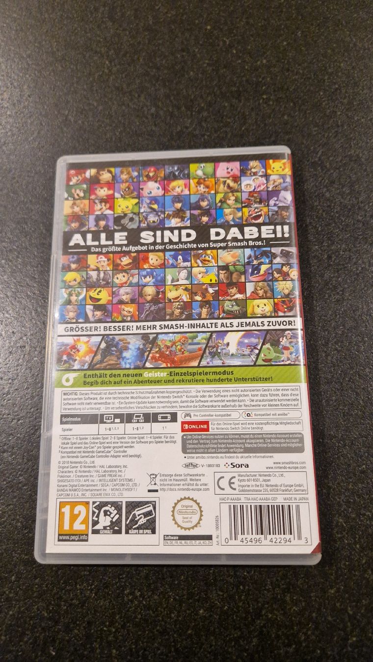 Giochi: Super Smash Bros – Usato da Holderbank AG venduto da Yoshi.. 1