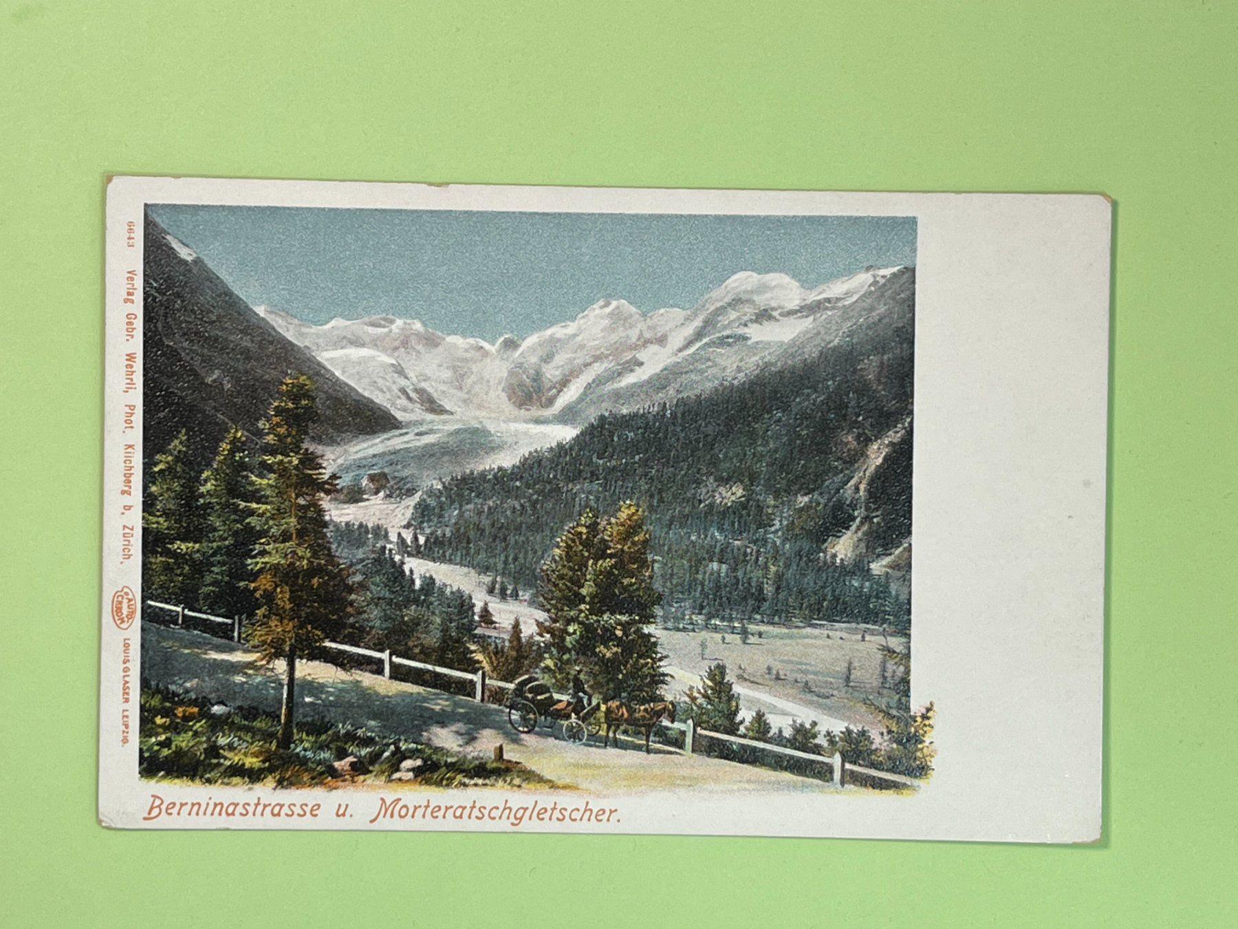 Cartoline postali: Berninastrasse und Morteratschgletscher – Usato da Steg VS venduto da _vinci_