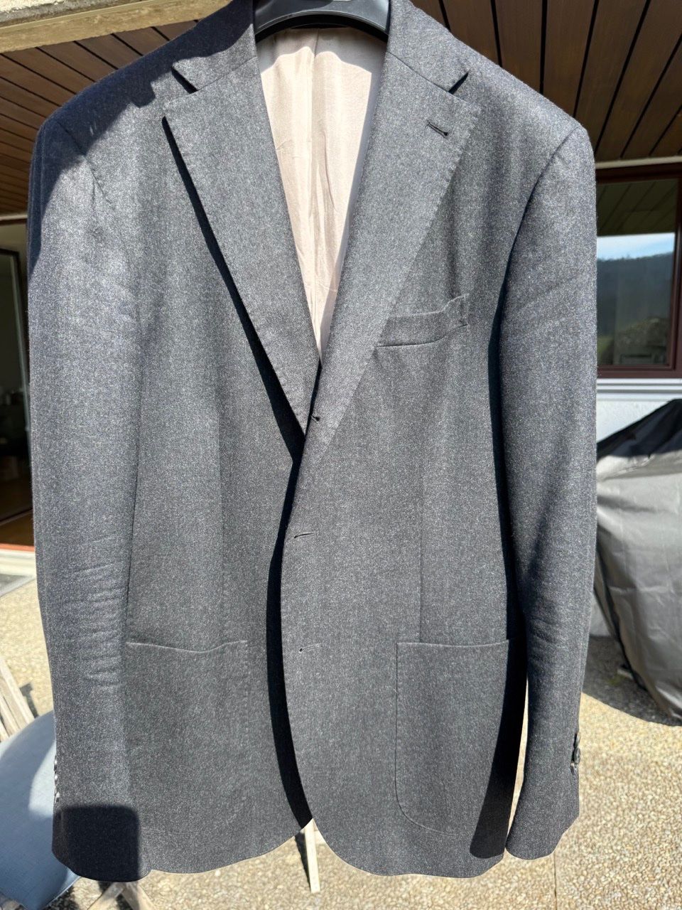 Giacche: Cantarelli Jacket / Sakko, 100% Wolle, Superleicht, anthrazi – Usato da Schlieren venduto da Timsonsan 3
