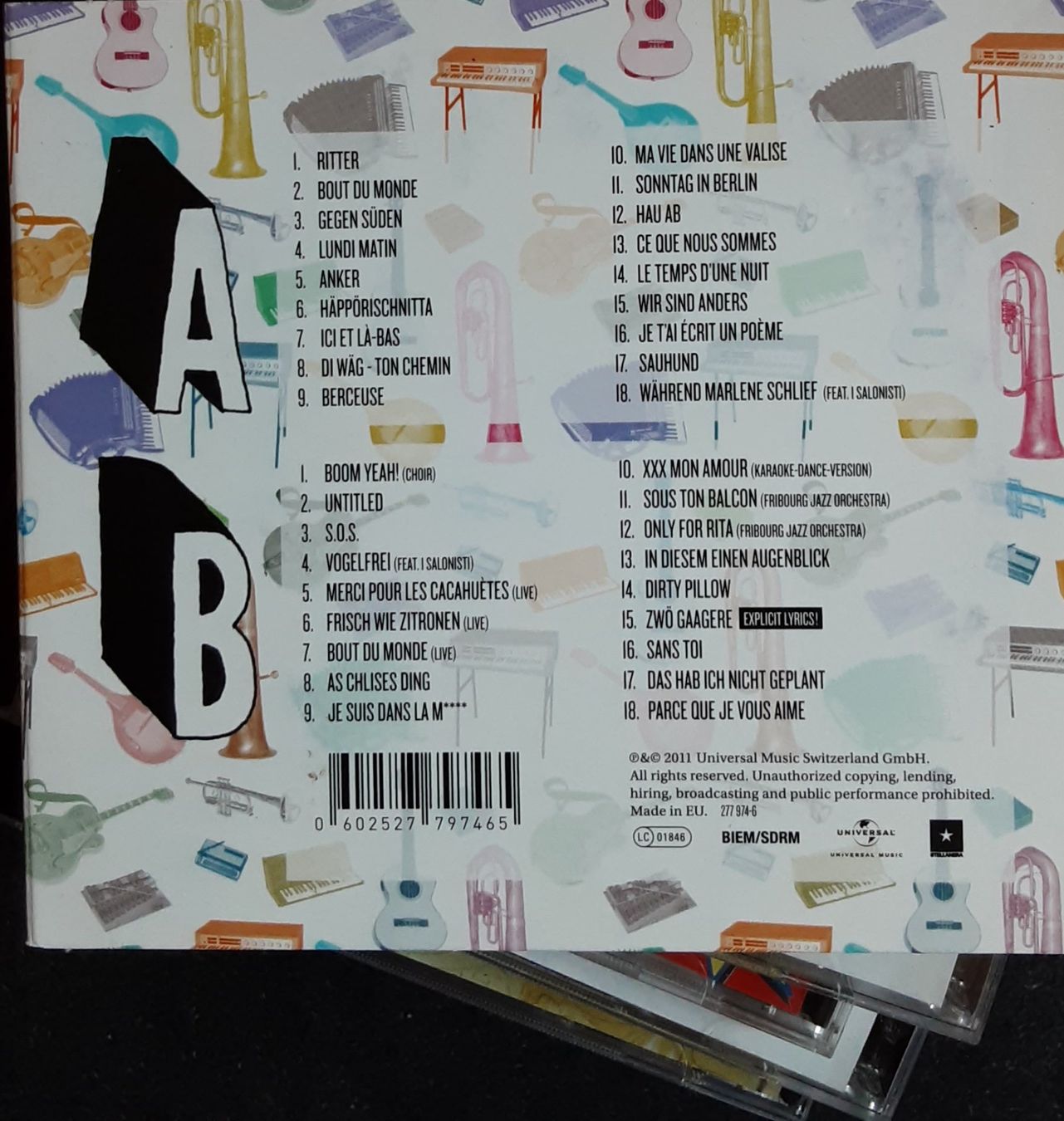 CD: Gustav - Album "A/B" - CD - Schweizer Musi/dj/hits – Usato da Bremgarten AG venduto da musiccollector 1