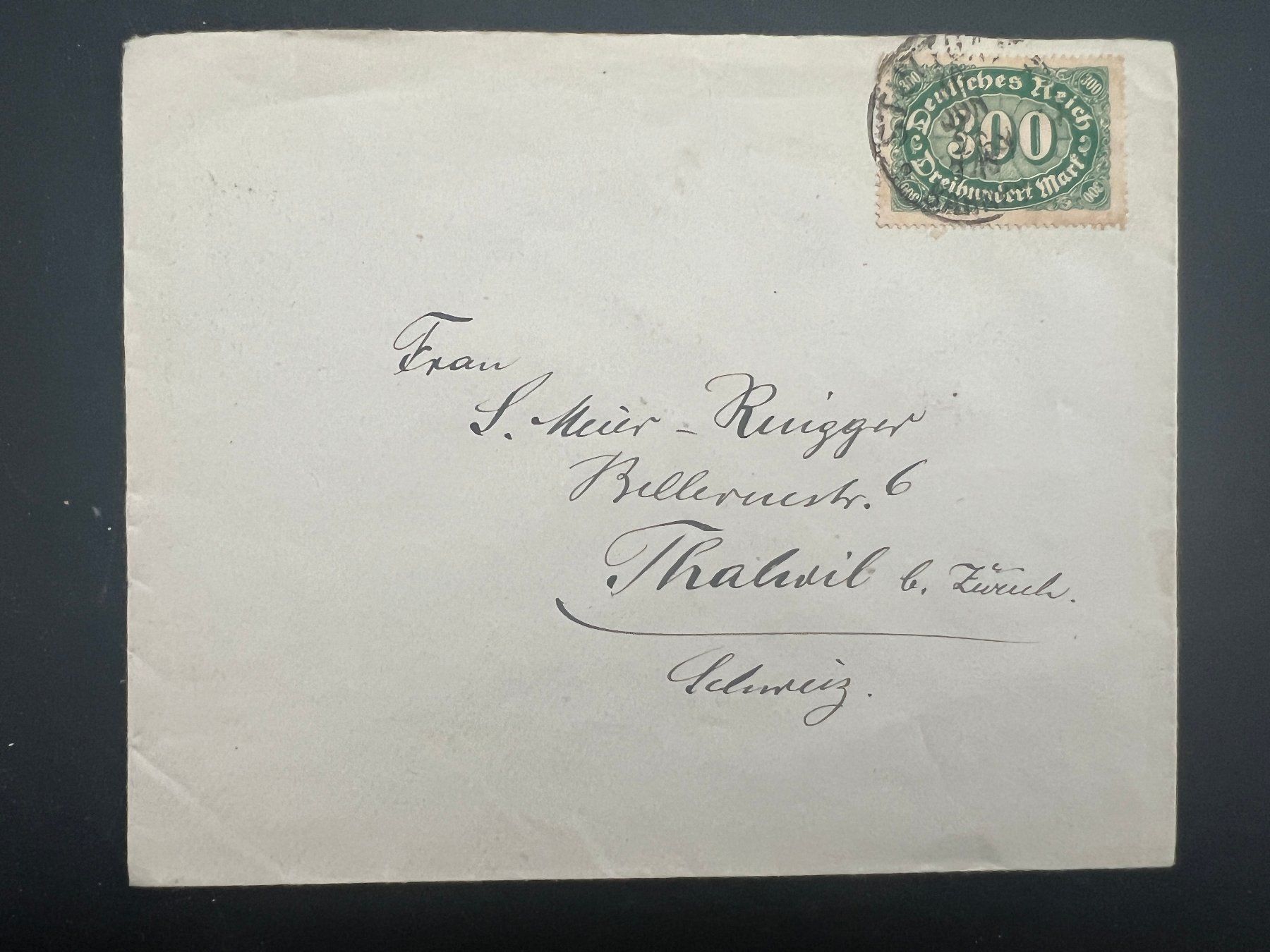 Tutti i francobolli: Brief  D 1943   nach CH   (G763) – Usato da Hinwil venduto da Sidi4