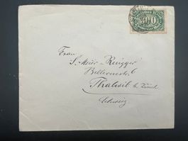 Brief  D 1943   nach CH   (G763)