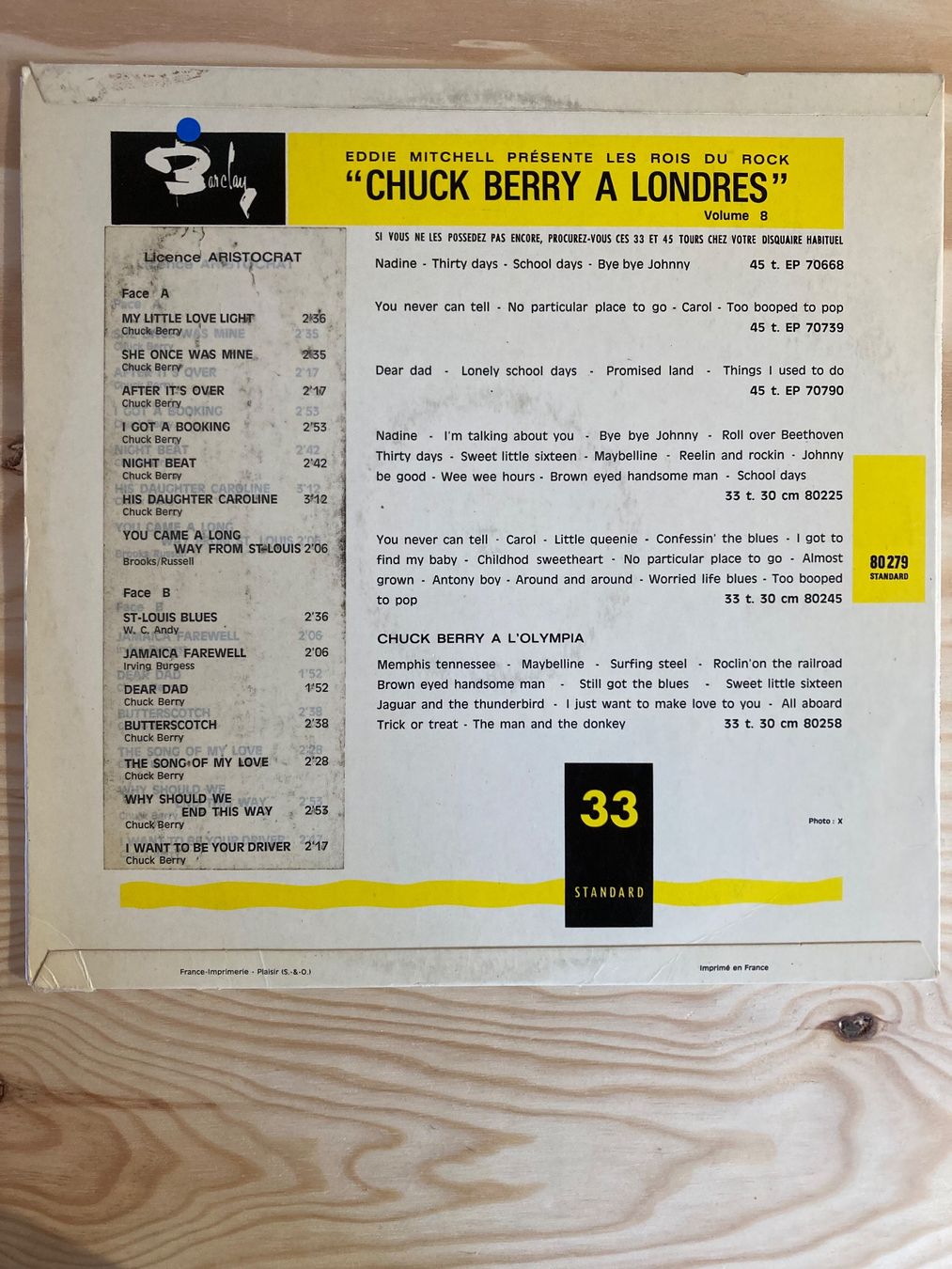 Dischi in vinile: Chuck Berry (60s) – Usato da Dotzigen venduto da BIKES.AND.RECORDS 1