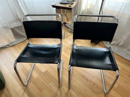 4x Breuer Freischwinger Stühle