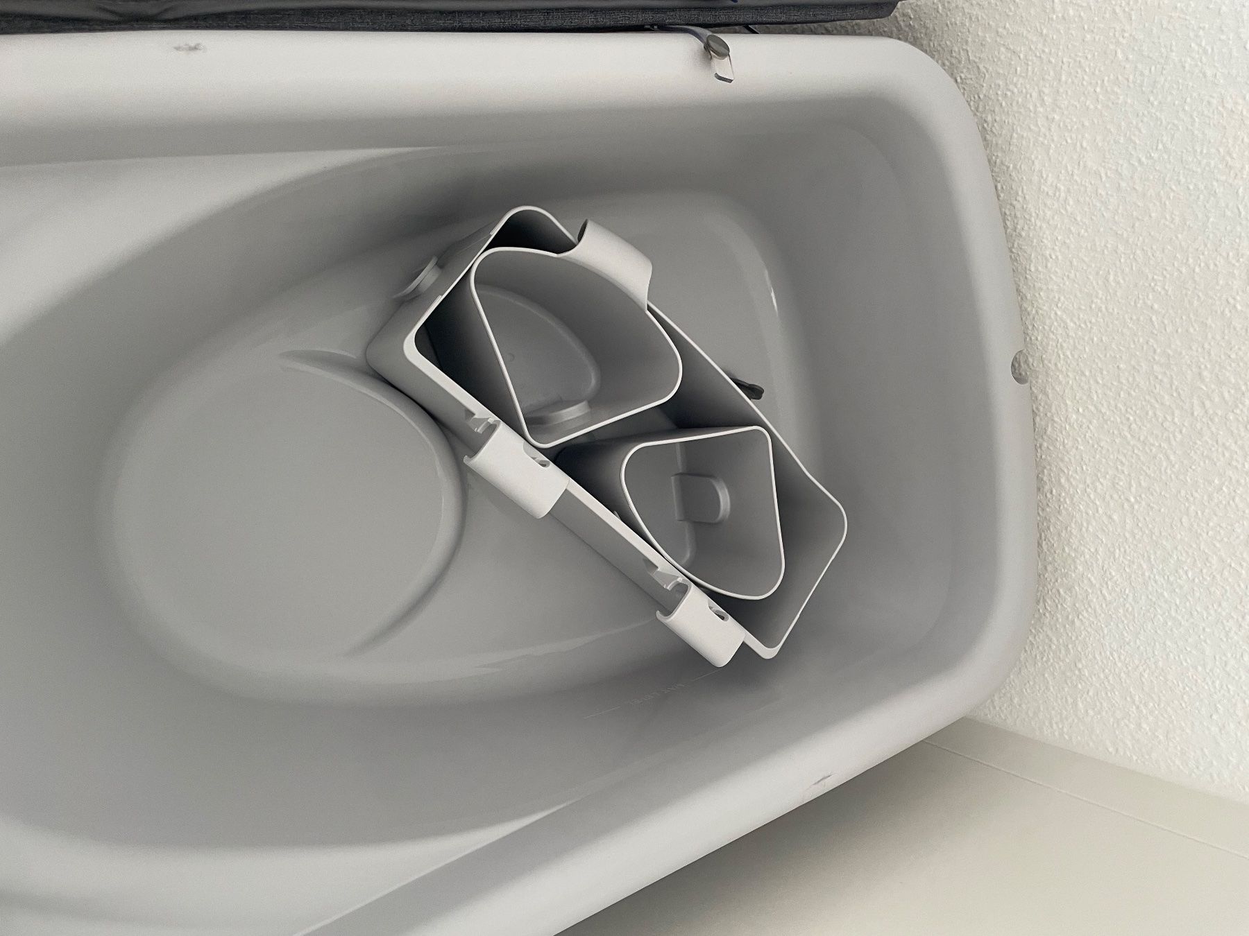 Chicco Vasche da bagno: Bade- und Wickelkombination Cuddle & Bubble graphite melange – Usato da Basel venduto da Anneta_Matenli 1