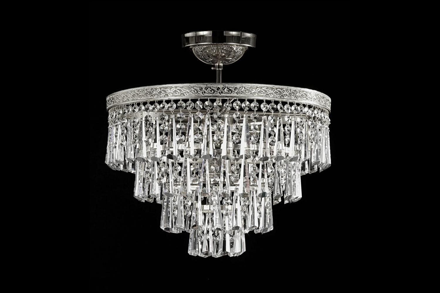 Lampadari & plafoniere: Kronleuchter Florence 6 Silber – Nuovo e nell'imballaggio originale da Glattfelden venduto da Bohemiancrystal