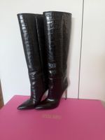 Stiefel Paris Texas Croco Leder schwarz Grösse 39.5