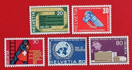 WERBEMARKEN SATZ 476 - 480 1970** POSTFRISCH