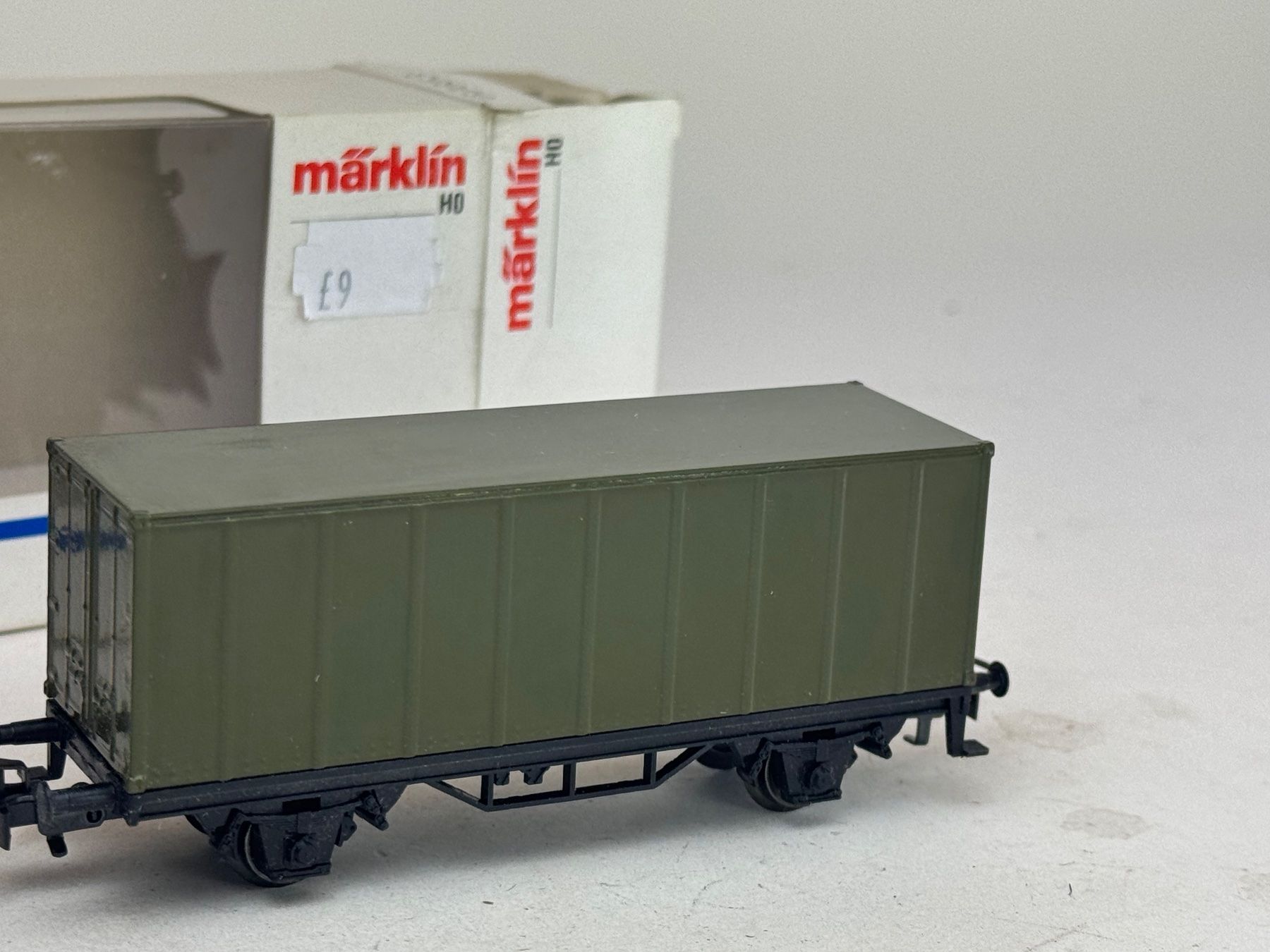 Märklin Modellini di ferrovie: EX-  Märklin Containerwagen – Usato da Elm venduto da Wikmtz 1