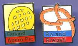 2 Pins  Roland  Apéro-Pic + Bretzeli