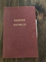 Badener Hausbuch Kochbuch Rezepte Haushalt Gesundheit 1951
