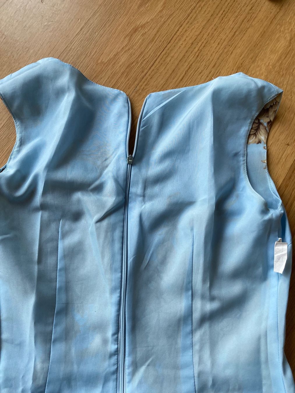 Vestiti: Elegantes Etui Kleid blau/beige – Usato da Stallikon venduto da dotka07 5