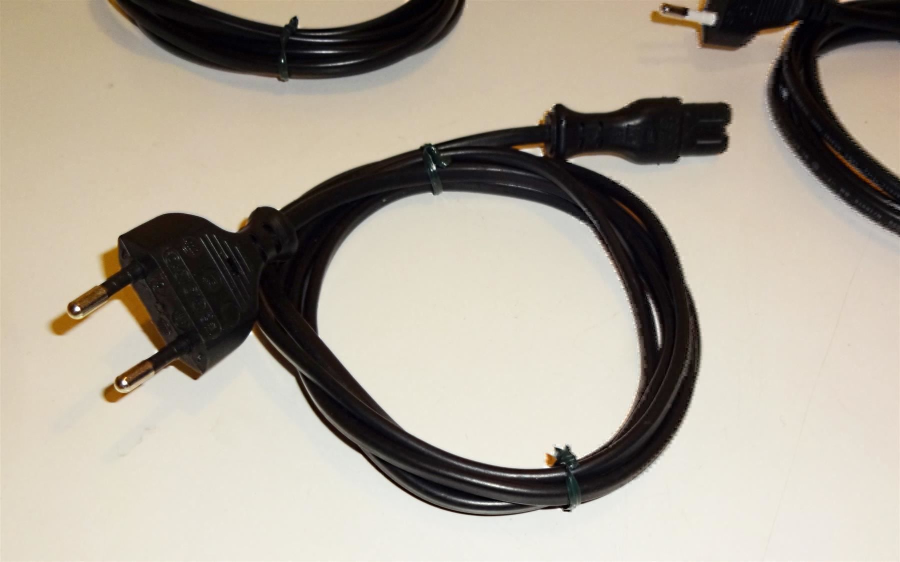 Kabel: Netzkabel 1,5 m C7-T26 - 10 Stück - – Gebraucht aus St. Gallen von WWL 3