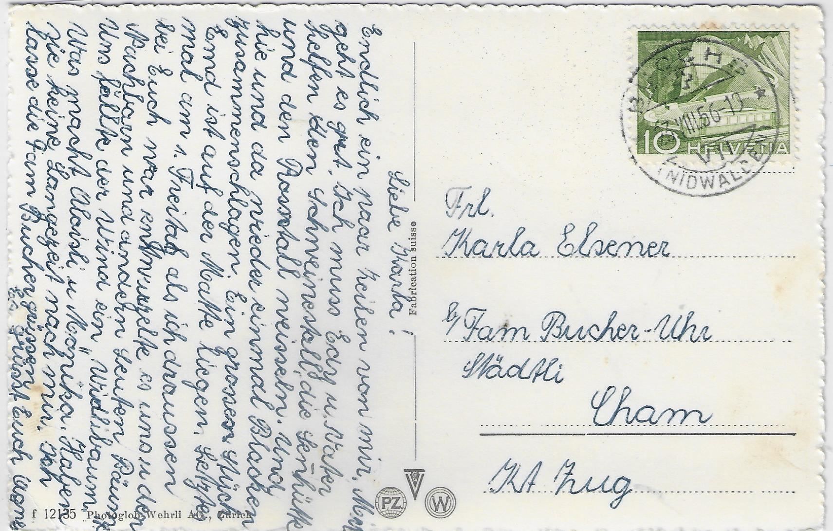 Cartoline postali: Blick vom Bürgenstock auf – Usato da Ettingen venduto da Kartenplanet 1