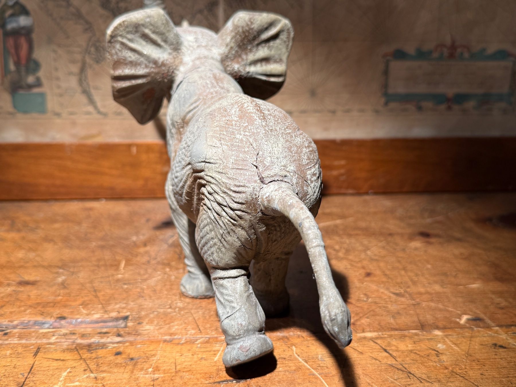 Statuette: Antike Elefant Figur aus Elastolin (Germany) – Usato da schaffhausen venduto da VintAntik_1980 2