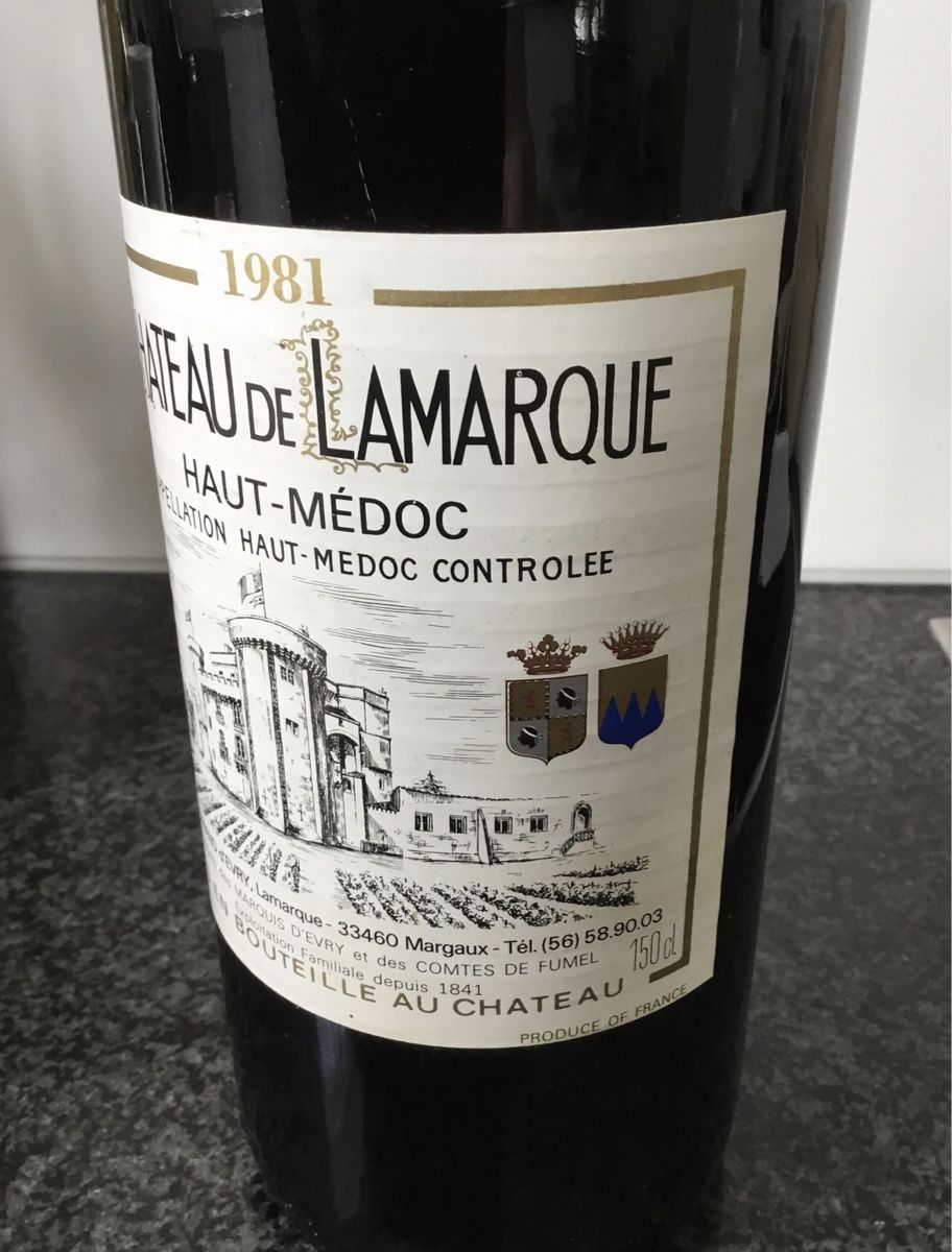 Vino: Magnum Château DE LAMARQUE 1981 – Nuovo (secondo la descrizione) da Rüschlikon venduto da succes08 4