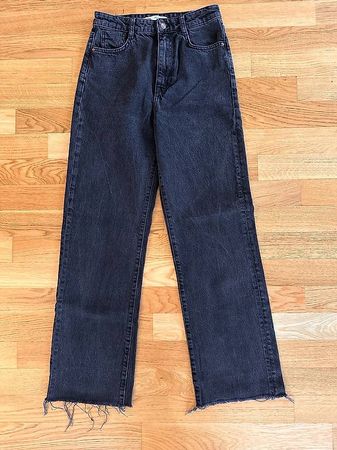 Zara Jeans. Schwarz. Gr. 36.