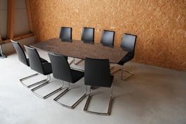 Granittisch 200x105cm Esstisch ausziehbar (238cm lang)