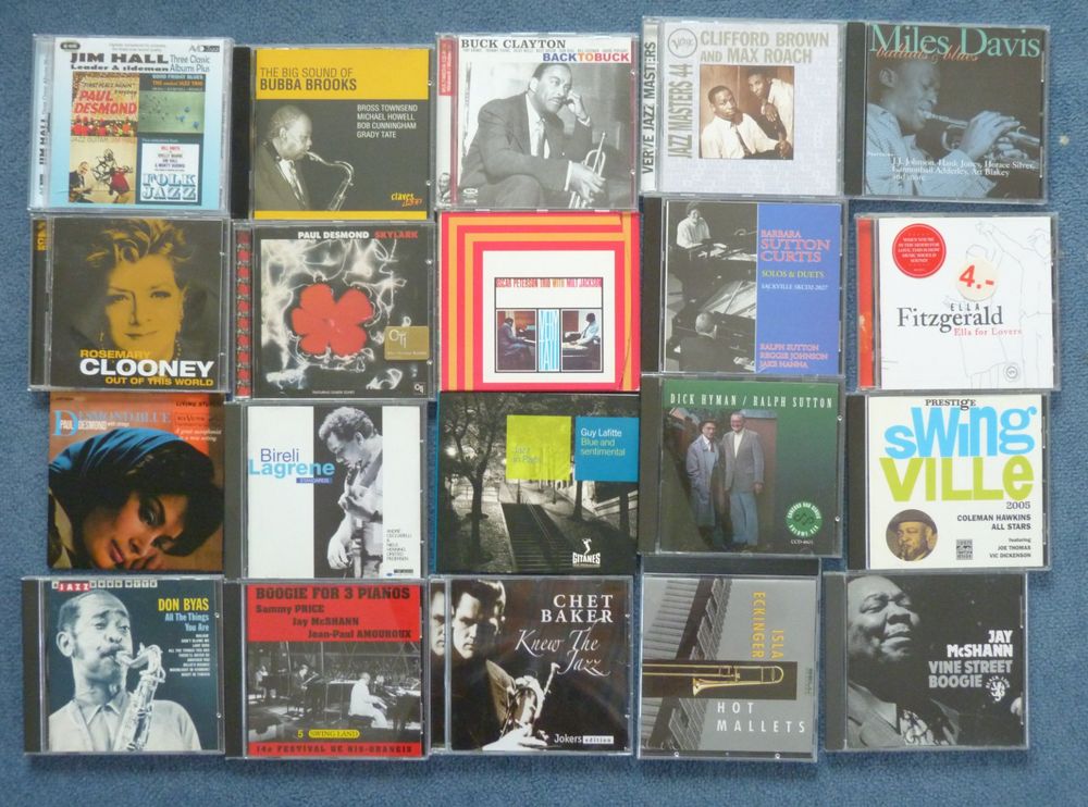 20 x CD Jazz (D'occasion) à Dielsdorf pour CHF 6 – avec livraison ...
