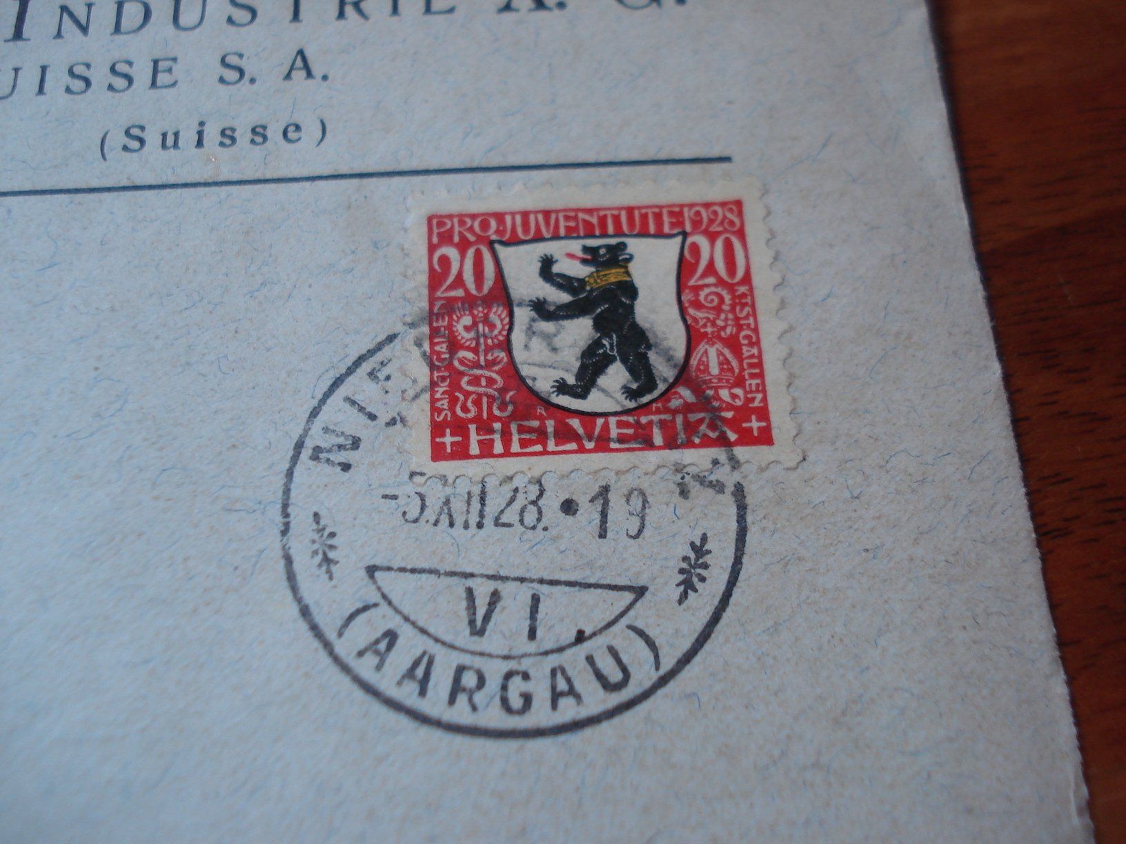 Tutti i francobolli: Juventutebrief 1928, Ormond SA Vevey, o Vevey – Usato da Niederwil AG venduto da morostahu 1
