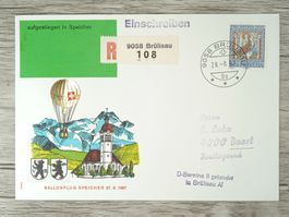 TR12 Enveloppe + Timbre Suisse 1967