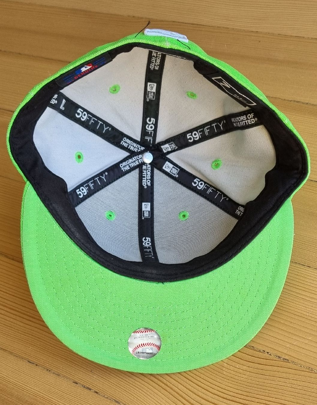 New Era Copricapi, berretti & cappellini: New Era 59fifty Cap MLB Basic N.Y. grün/weiss – Usato da Champlan venduto da acr_kkd5 3