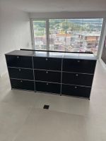 USM Haller Sideboard 3x3 Anthrazit grau 50cm Tiefe Q2
