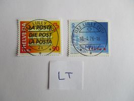 Voll Letzttagsstempel der Poststelle 1132 Lully VD