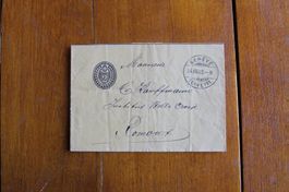 1902 GS Streifband, Genève an Institut Belle Croix, Romont