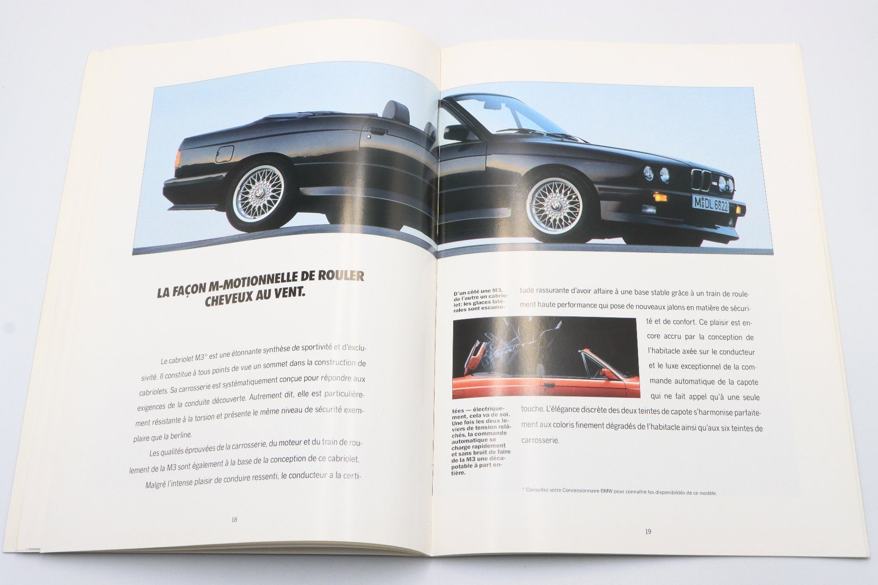 BMW Dokumente: BMW M3 / M3 Cabriolet E30 & BMW M5 E34 1990 Prospekt – Gebraucht aus Bühl b.Aarberg von Collectorpassions 5