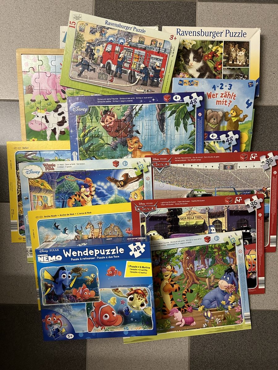 Puzzle: Puzzle Paket ab ca 3 jährig – Usato da Wohlen b. Bern venduto da Beppe99