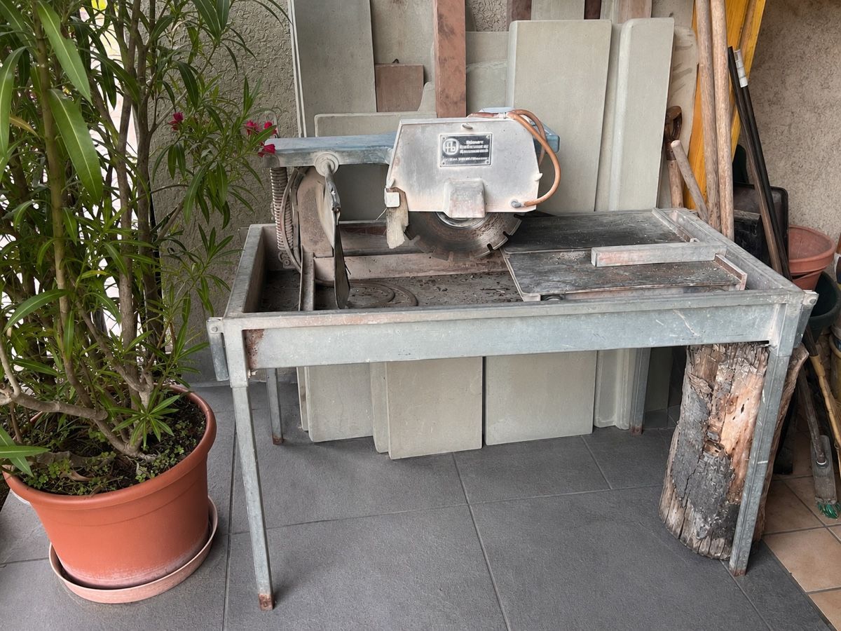 Alle Maschinen: Fuhrer+Bachmann Nassfräse für Steinplatten – Gebraucht aus Heimberg von tudi02