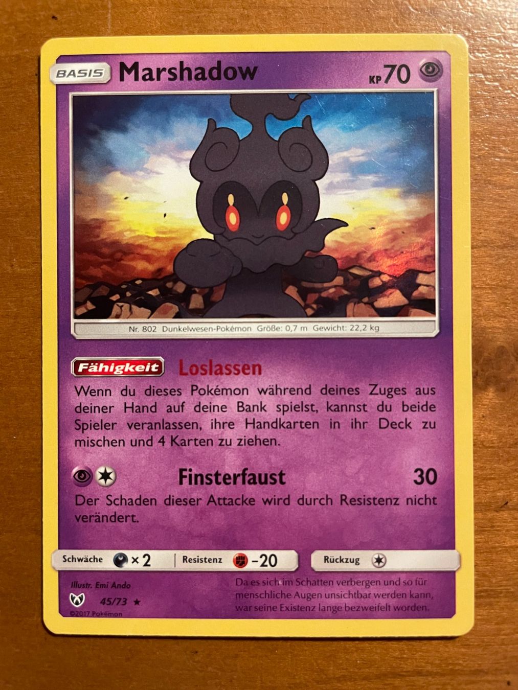 Pokémon Cartes à collectionner: Pokemon Marshadow Holo 2017 (Versand gratis) – Neuf (Voir description) à Chur par Angerson