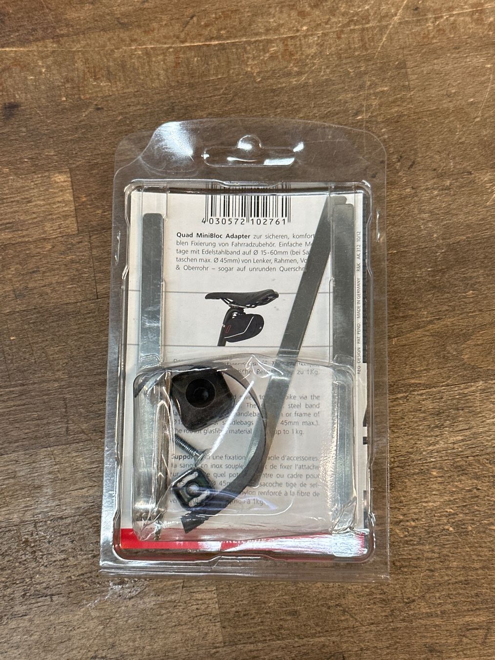 Pezzi di ricambio: Klickfix Quad Mini Bloc – Nuovo (secondo la descrizione) da Basel venduto da BICICLETTISTA 1