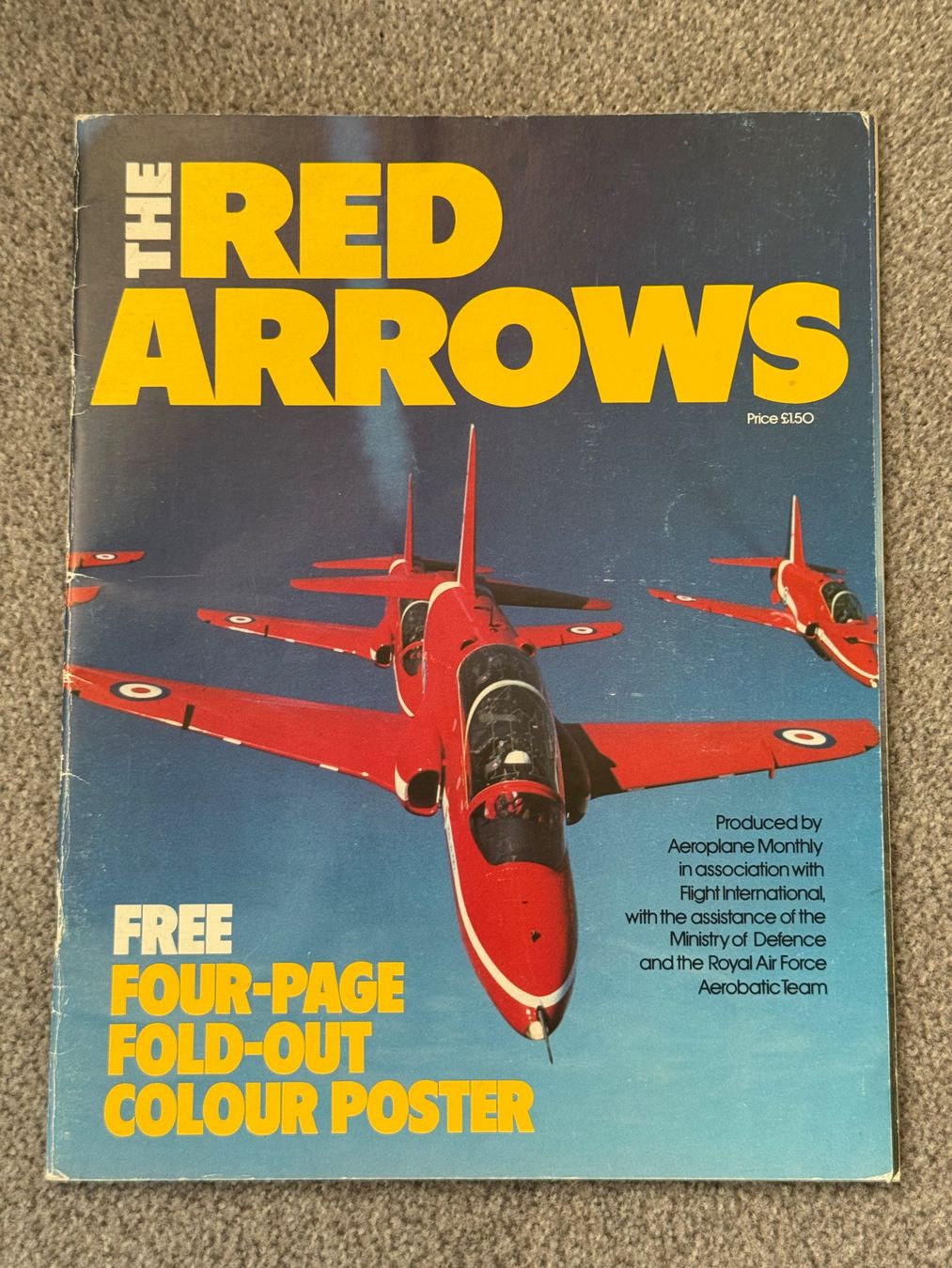 Schweizer Armee Documenti: Prospekt der RED ARROWS von 1982 – Usato da Brütten venduto da Hst1