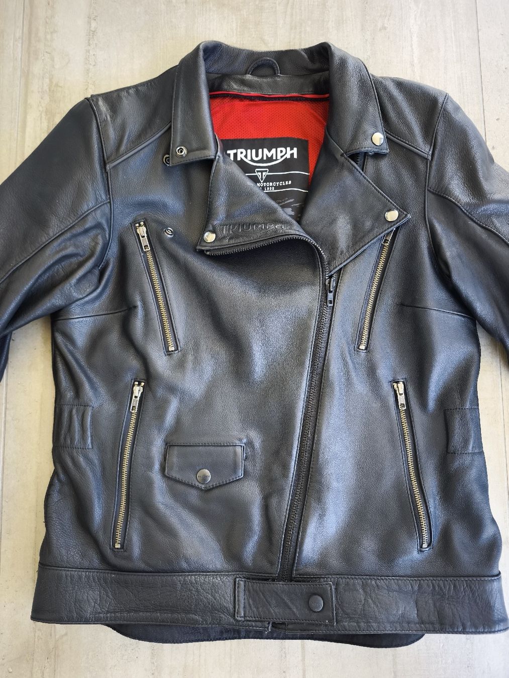 Triumph Giacche: Triumph Damen Lederjacke Gr L – Usato da Unterägeri venduto da fisch67 1