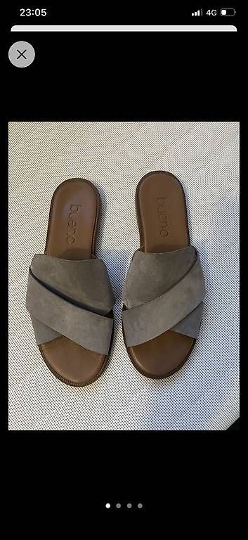Damenschuhe: Leder-Sommer-Pantoletten, Größe 38, – Gebraucht aus Rorschach von Lauraq12 2