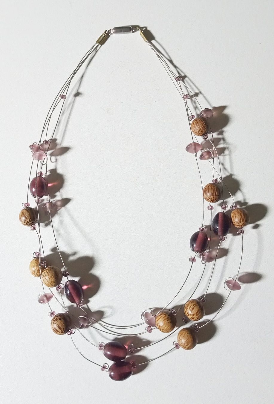 Catenine: Wunderschöne Designer Kette mit Holzperlen zu Nile – Usato da St. Gallen venduto da Hereplaysmusic 2