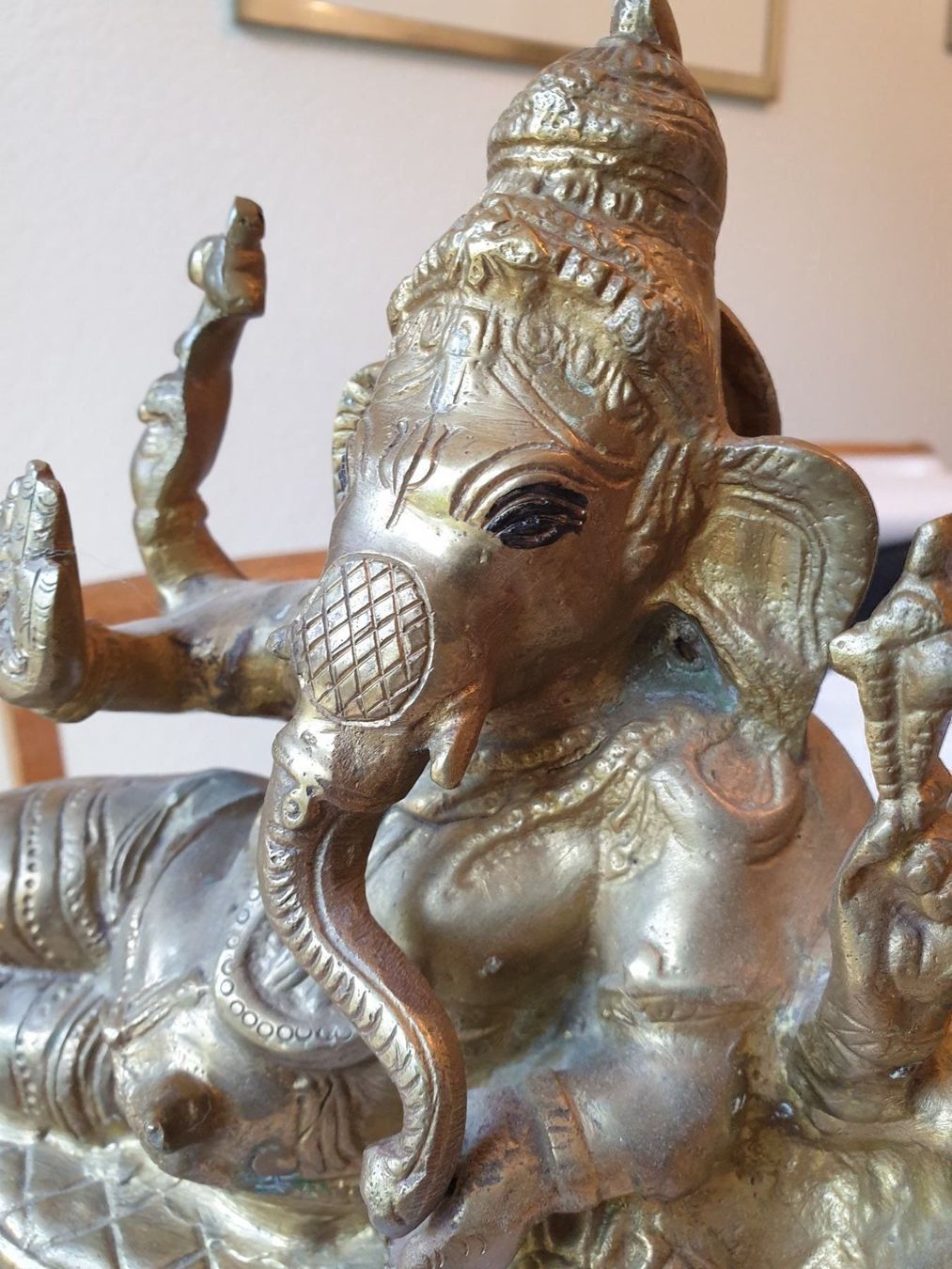 Sculture & Statue: Antiker Buddha Ganesha auf Thron – Usato da Bottmingen venduto da sandy_2