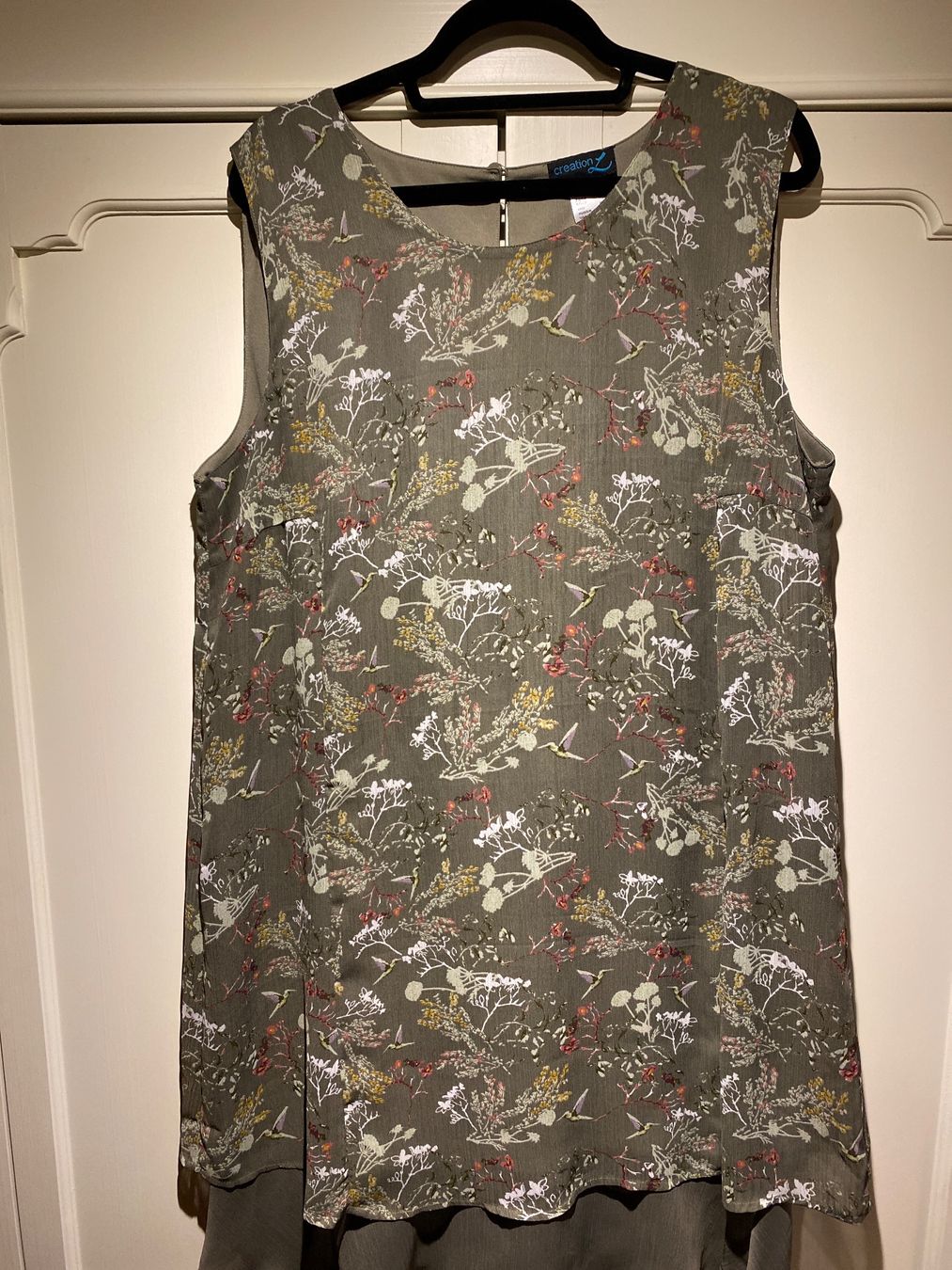 Vestiti: Damenkleid-Olivegrün-Gemustert – Usato da Meienried venduto da ManuelaBoutique 2